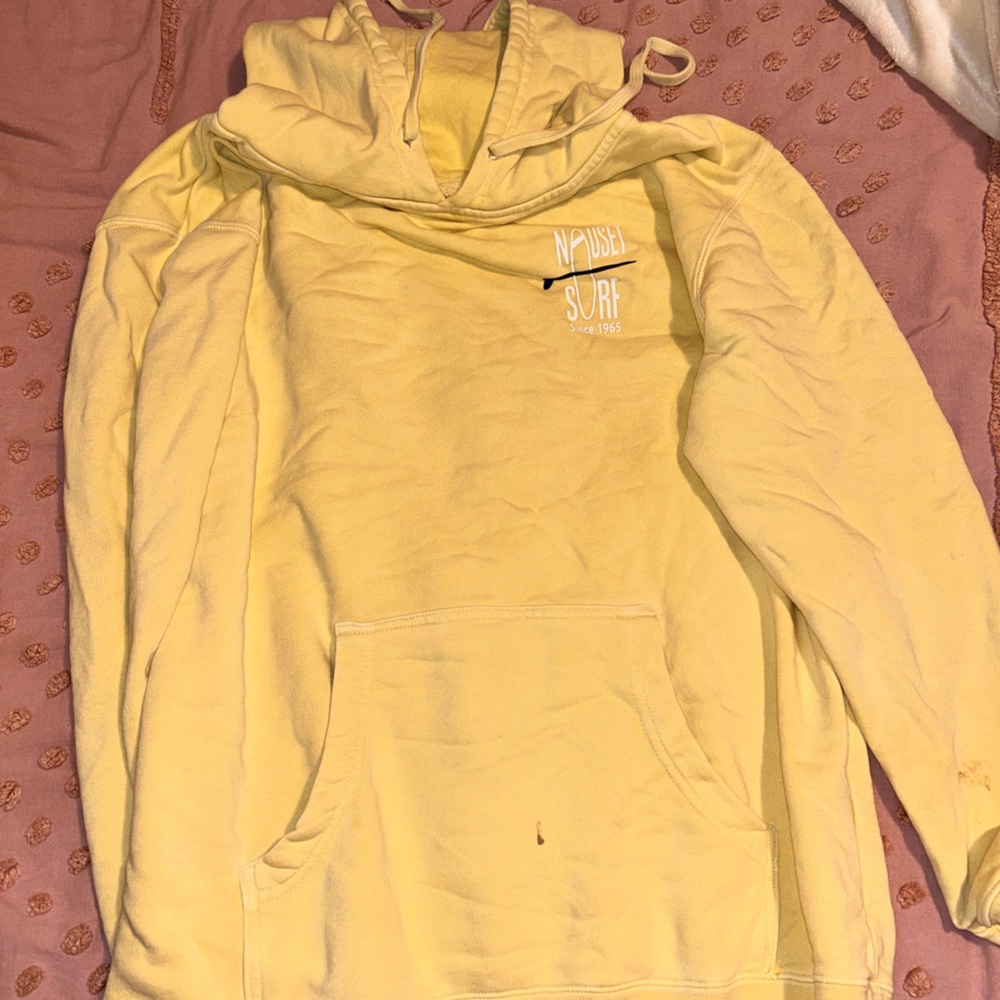 Yellow nauset surf sweatshirts/hoodie